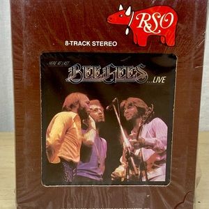 Bee Gees Here At Last Live 8 Track 1977 RSO 8T-2-3901 Very Good